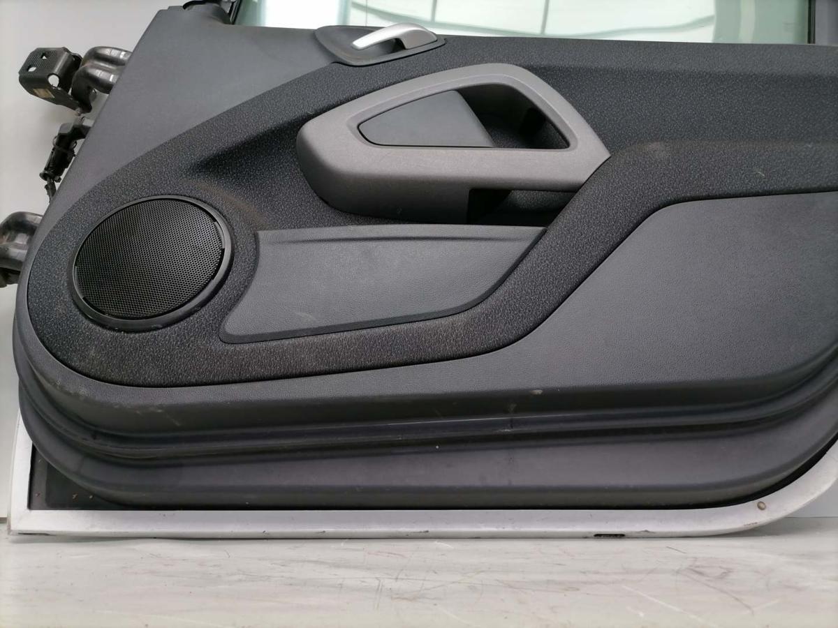 Smart Fortwo 451 Coupe original T&uuml;r rechts Beifahrert&uuml;r wei&szlig; Rohbau BJ07
